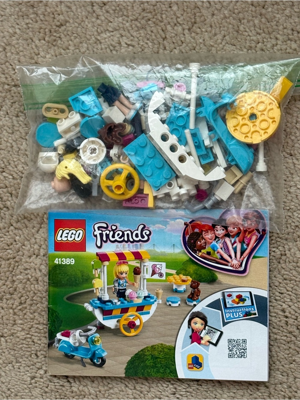 LEGO Friends Ice Cream Cart set